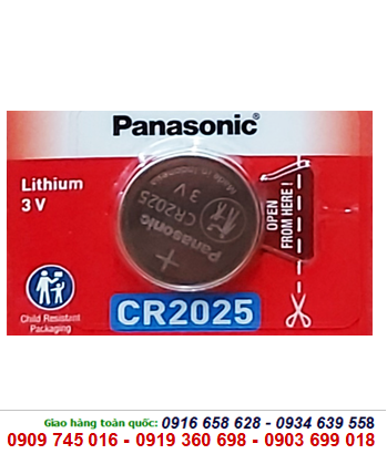 Panasonic CR2025, Pin 3v lithium Panasonic CR2025 (MẪU MỚI)